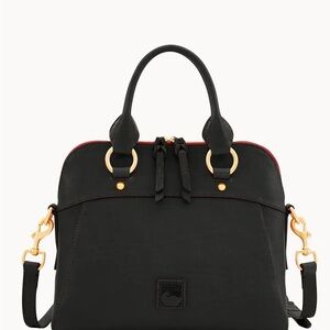 Dooney & Bourke Florentine Cameron Satchel Navy/Black